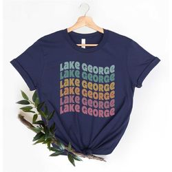 lake george shirt, honeymoon shirt, new york shirt, retro lake george tshirt, lake life vacation shirt, lake george souv