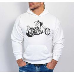 chopper motorcycle sweatshirt, motorcycle rider outfit, motorcycle clothing, gift for rider, motorcycle christmas sweats