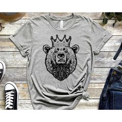 papa king bear shirt, papa bear shirt, husband gift, father's day gift, gift for him, gift for father, gift for dad, dad