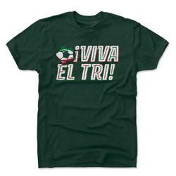 mexico men's cotton t-shirt - mexico lifestyle mexico viva el tri wht