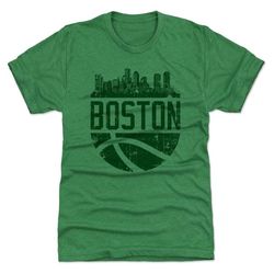 boston men's premium t-shirt - massachusetts lifestyle boston skyline ball