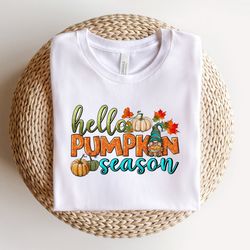 hello pumpkin season i happy fall season l thanksgiving pumpkin shirt i thankful sweater i pumpkin vacation sweatshirt i