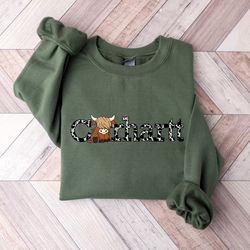 highland cow sweatshirt, highland cow crewneck, western sweatshirt, cute cow shirt, cow crewneck ,cow gift for her,farme