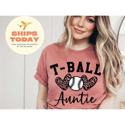 tee ball auntie shirt, baseball shirt, t ball t-shirt, aunt sports shirt, auntie shirt, leopard tee ball auntie shirt, u