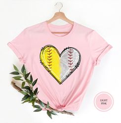 baseball heart shirt, baseball shirt, heart shirt, baseball lover gift, sports shirt, baseball mom shirt