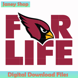 arizona cardinals for life svg, nfl svg,nfl, nfl football, super bowl, super bowl svg, nfl design