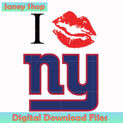 new york giants i love ny svg, nfl svg,nfl, nfl football, super bowl, super bowl svg, nfl design