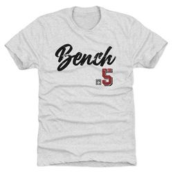 johnny bench men's premium t-shirt - cincinnati baseball johnny bench cincinnati script