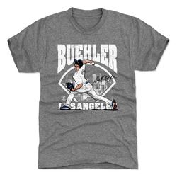 walker buehler men's premium t-shirt - los angeles d baseball walker buehler field wht