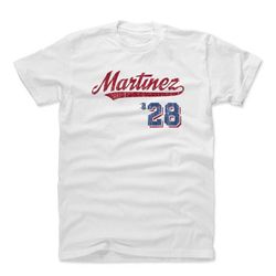 j.d. martinez men's cotton t-shirt - boston baseball j.d. martinez script r