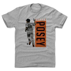 buster posey men's cotton t-shirt - san francisco baseball buster posey outline o