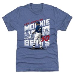 mookie betts men's premium t-shirt - los angeles d baseball mookie betts city name wht