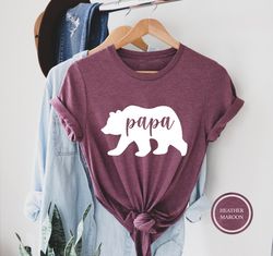papa bear shirt, dad shirt, gift for dad, father gift, papa shirt