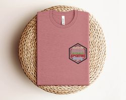 adventure begin embroidery shirt,gift for travel lover,camping embroidery vacation shirt,family travel embroidery tee 1