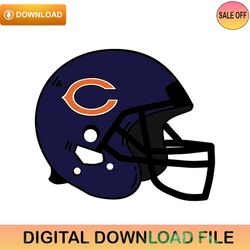 Chicago Bears Helmet Logo Svg Cricut Digital ,NFL svg,NFL ,Super Bowl,Super Bowl svg,Football