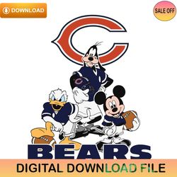 Mickey Mouse Chicago Bears American Football Svg,NFL svg,NFL ,Super Bowl,Super Bowl svg,Football
