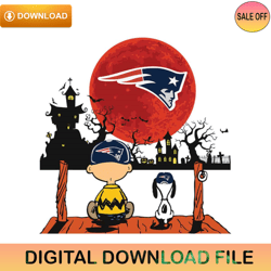 Charlie Brown And Snoopy Watching New England Patriots Svg,NFL svg,NFL ,Super Bowl,Super Bowl svg,Football