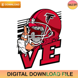 Love Atlanta Falcons NFL Helmet Svg Digital ,NFL svg,NFL ,Super Bowl,Super Bowl svg,Football
