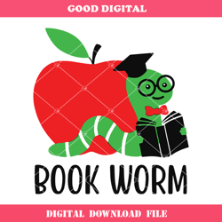 baby boy school svg, book worm svg, book reading svg