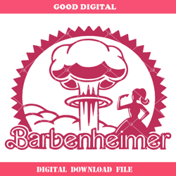 barbenheimer svg, barbie doll svg, movie trending svg