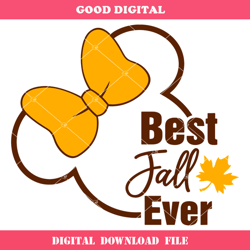 best fall ever svg, autumn mouse head svg, hello fall svg