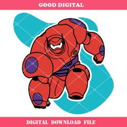 big hero 6 svg, baymax svg, disneyland ears svg