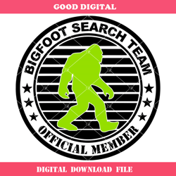 bigfoot search team svg, bigfoot svg, cryptid svg