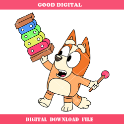 bingo kids svg, cute bingo svg, bingo heeler svg