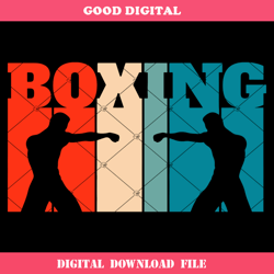 boxing retro vintage svg, sports and combat svg, boxing svg