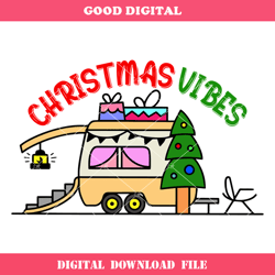 camping christmas vibes svg, christmas 2023 svg, camper