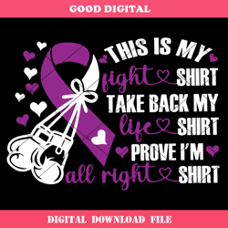 cancer awareness boxing svg, boxing svg, this is my fight