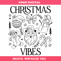 christmas vibes svg, family xmas svg, funny christmas gifts