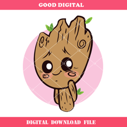 cute baby groot shy svg, baby groot svg, groot star war svg