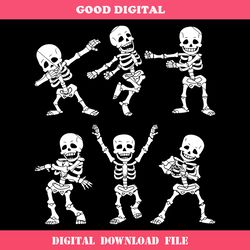dancing skeletons svg, funny halloween svg, skeleton svg