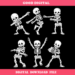 dancing skeletons svg, funny halloween svg, skeleton svg