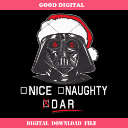 dark christmas svg, santa darth vader svg, christmas