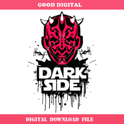 dark side svg, darth maul svg, star wars svg