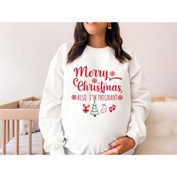 christmas pregnancy, pregnancy sweatshirt, pregnancy reveal, merry christmas, baby announcement, pregnancy announce, chr