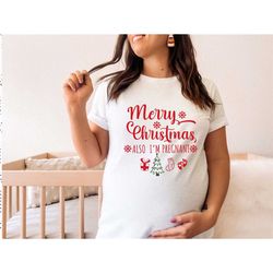 christmas pregnancy, pregnancy shirt, merry christmas, baby announcement, pregnancy reveal, new mum shirt, baby reveal s