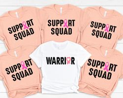 support squad t-shirt, breast cancer support squad shirt, cancer awareness shirt, cancer fighter support team shirt, mot