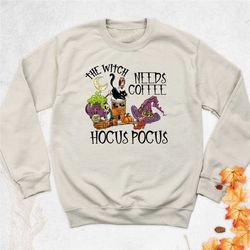 halloween sweatshirt, witchy halloween sweatshirt, halloween witchy things sweatshirt, women halloween hoodie, witchy ne