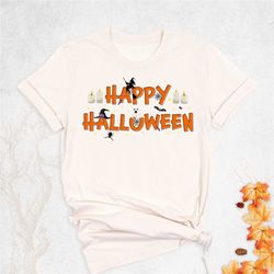 happy halloween shirt, women halloween outfit, teacher halloween shirt, halloween vibes shirt, halloween party shirt, fu
