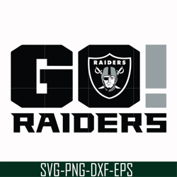 Go Raiders svg, Nfl svg, png, dxf, eps digital file NFL18102019L