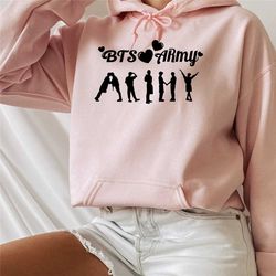 bts kpop, inspired hoodie, bts army, army fan, gift for him & her, smooth like butter, jin, rm, jungkook, j-hope, suga,