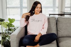 stronger than cancer sweatshirt, cancer fighter sweatshirt, cancer warrior sweatshirt, cancer awareness gift, breast can