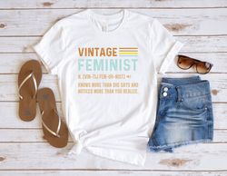 feminist vintage t-shirt, feminist description, womens rights tee, empowered woman tee, feminism gift, girl power shirt,