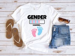 gender loading shirt, gender reveal party shirt, gender reveal shirt, gender reveal party