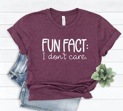 i don't care shirt , sarcastic shirt , cute sassy gift , funny graphic tee