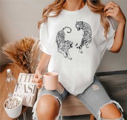 tiger graphic tee tiger lover gift women's tiger shirt tiger lover shirts bb182