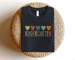 heart kindergarten shirt, kindergarten student shirt, first day of school shirt, back to school shirt, kindergarten shir